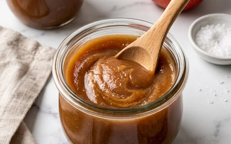Gesalzenes Karamell Honeycrisp Apfelbutter Rezept