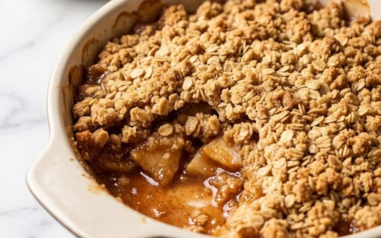 Apple Crumble: Knuspriges Apfel-Dessert mit Trost & Freude