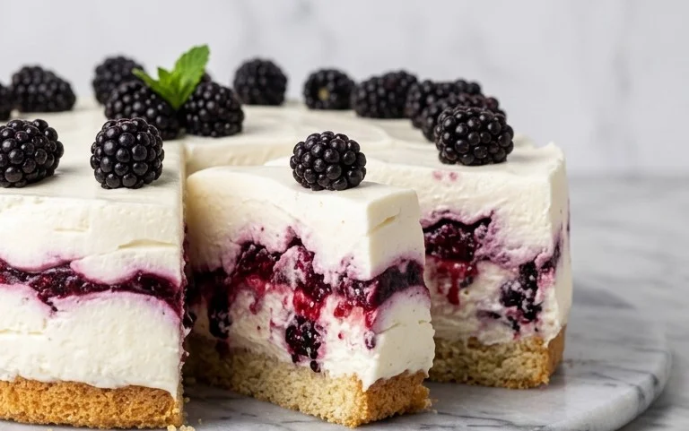 Brombeer-Torte: Joghurt-Creme & Frucht – Einfaches Sommerrezept