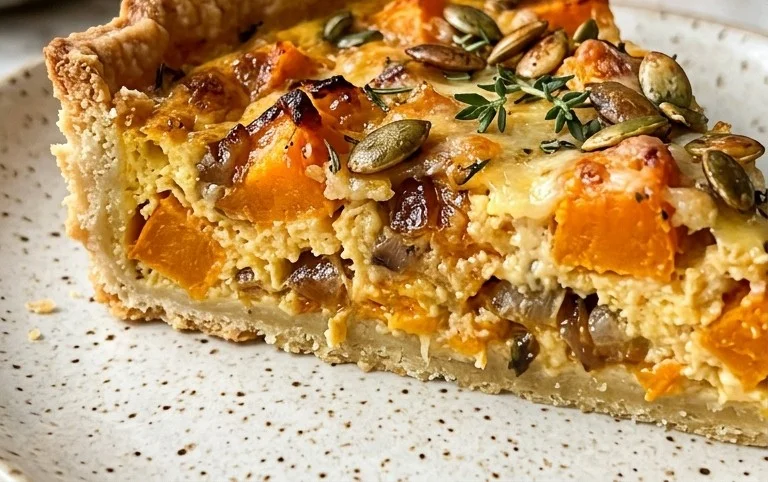 Kürbis Quiche – Lecker herzhaft & Würzig